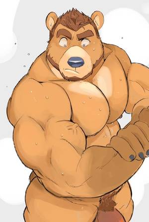 Gay Furry Bear Porn - Gei Kemono And Bara â€” Big Boy working out -.
