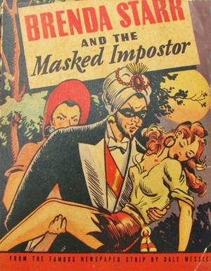 Brenda Starr Comic Strip Porn - Cover art for Brenda Starr and the Masked Impostor, published by The  Chicago Tribune,