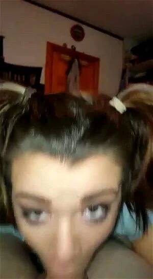 Gf Bj Deep Throat Porn - Watch Amateur Pigtails Girlfriend Blowjob - Amateur, Deep Throat, Sloppy Blowjob  Porn - SpankBang