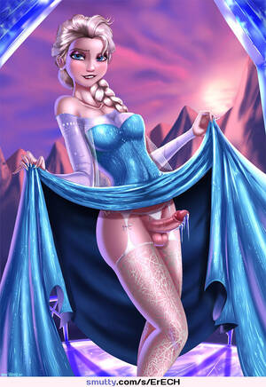 art cartoon shemale - elsa #frozen #shemale #ladyboy #art #cartoon | smutty.com