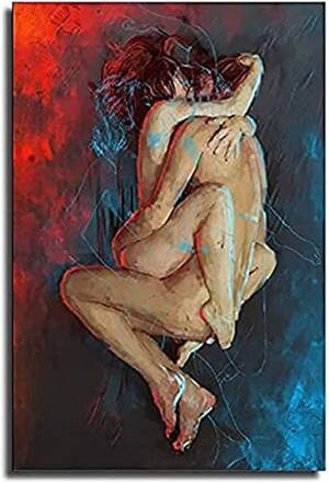 Burlesque Porn Art - Amazon.com: napuo Erotic Art For Adults Sexy Nudes Porn Burlesque Embrace  Sexual , Wall Decorative Painting , Living Room Art , Bedroom , Painting  08x12inch Inner_Framed : Hogar y Cocina