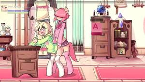 Furry Porn Big Boobs Shemales - Max The Elf v0.4 Femboy Hentai game PornPlay Ep.7 turned into shemale  nympho with big boobs and milked by a futanari