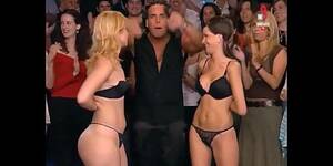 latin lady strips naked - Spanish TV show Vitamina N - Strip game with nude girl and boy - Tnaflix.com