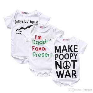 Newborn Baby Porn - 2018 Newborn Baby White Romper Toddler Unisex Porn Bodysuit Ruffle Jumsuit  Kidswear Clothing Outfit Cotton Infant Onesie Letter Pajamas Maxi From  Formore, ...