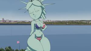 Lady Liberty Lesbian Porn - 4th Of July Statue Of Freedom 2girls Animated - Lewd.ninja