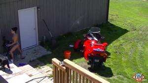 back yard nude spy cam - Naked Neighbor Its Cleo Masturbates In The Back Yard For A Hot Cam Show! -  Free Porn Videos - YouPorn