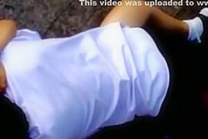 asian voyeur sex in public - Voyeur tapes asian students having missionary sex in public on the side of  the river, watch