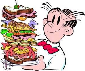 Dagwood & Blondie Porn - Dagwood sandwich cartoon abstract