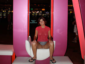 las vegas upskirt - Pic #8 Amateur upskirt: Vegas - No Bra, No Panties, No Problem