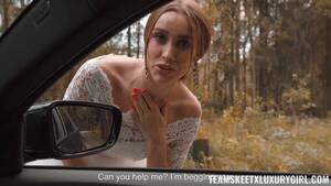 Blond Car Bride - Free Luxury Girl Runaway Bride xxx