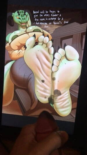Furry Porn Cum Feet - Argonian Feet Cum Tribute | xHamster