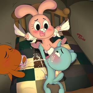 Amazing World Of Gumball Anais Pussy - Rule 34 - anais watterson bed bound cartoon network cum cum on face darwin  watterson female gumball watterson incest male panties penis pussy sex  straight tcraw the amazing world of gumball tongue