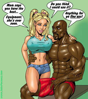 Cartoon Coach Porn - Kitty asks Coach Black to help her with new exercise free xxx comics