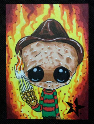 freddy krueger cartoon porn videos free - Sugar Fueled Freddy Krueger A Nightmare on Elm Street Horror lowbrow creepy  cute big eye ACEO