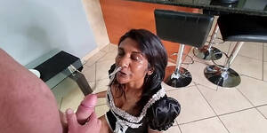 homemade interracial clean up - Indian Cleaning Girl Gets A Golden Shower From Her Boss While Busy Working  Piss Clean Up Interracial Blowjob HD SEX Porn Video 6:09