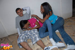 horny black threesome - 