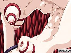 Girl Fucked By Tentacle Monster - Two hentai girls caught and fucked by tentacles and monster