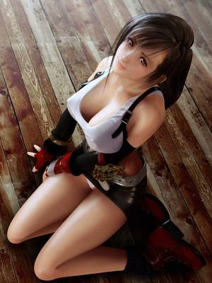 final fantasy hentai cg - Mr M-RS just released some new artworks for Final Fantasy VII's famous  character Tifa.