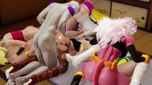 dbz hentai orgy - Dragonball Orgy Gangbang Part 1 (Android, Videl, Fasha, Gine, Caulifla)  watch online