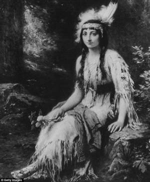 indian princess pocahontas nude ass - Native American Princess Pocahontas wearing traditional attire, at the time  of her marriage to colonialist John Rolfe