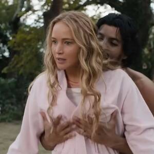 Jennifer Lawrence Lesbian - Jennifer Lawrence seduces teen boy and asks to touch his 'penis' in saucy  new film - Daily Star