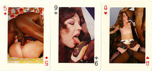 nude actress playing vintages cards - Diamond Collection Black and White Special Number 1 - ABSOLUTELY MINT  Condition - 52 color cards + 2 Jokers, as issued. Original illustrated box  in ...