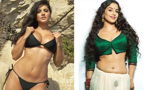 Aishwarya Rai Bikini Porn - Sunny Leone and Vidya \