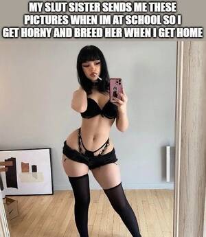 Emo Slut Porn Captions - Emo sister wants breeding - MyTeenWebcam