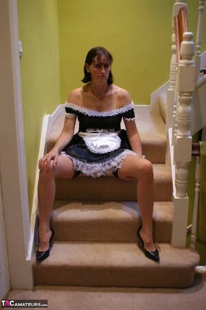 cock sucking whores named susan - SlutScotSusan - French Maid sucking cock Pics