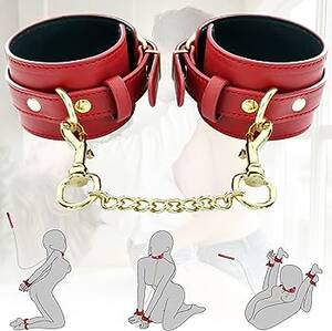 Dog Collar Leash Bondage Forced Lesbian Porn - Amazon.com: Sex Bondage BDSM Kit,Sexy Slave Adjustable Leather Hand & Ankle  Cuffs Choker with Leash for Couple SM Sex Games Tool Cosplay Adult Sex Toys  : Health & Household
