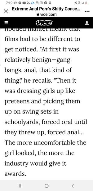 extreme anal force - Article about the consequences of extreme anal porn, then this. So Sad. :  r/PornIsMisogyny
