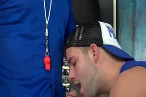 Baseball Coach Gay Porn - Catcher Luke Adams Comes Out To coach Dirk Caber! at GayPorno.fm