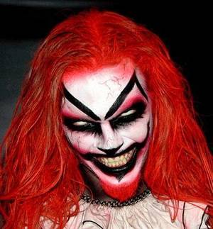 Evil Scary Clown Porn - Creepy Clown makeup for Halloween