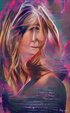 3d Celeb Jennifer Aniston - Jennifer Aniston - Distorted View Imagery - Digital Art, People & Figures,  Celebrity, Actresses - ArtPal