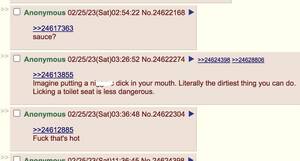 36 Inch Dick Porn Gifs - New to 4chan, gif is my go to cause I enjoy porn as much as the next guy,  but why are people so aggressively rude and racists on these boards? I know