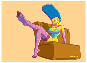 Footjob Marge Simpson Porn - Xbooru - arch breasts feet foot hair latex legs marge simpson milf  stockings tease the simpsons toes white border yellow skin | 267368