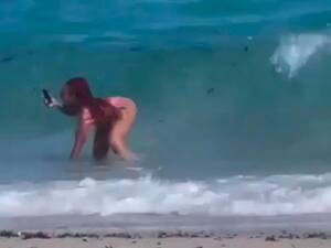 naked at beach summer fun - Influencer posing for butt snap on Miami beach given 'enema' by surprise  wave - Daily Star