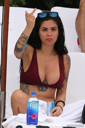 cami li topless nude beach - ... loud and proud as they perfectly accentuated her hot figure. She let  her bottoms ride high and keep her cheeks sticking out for the public to  admire.