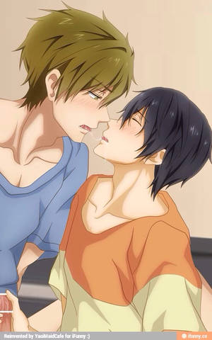 hardcore yaoi handjob - Free Yaoi Makoto X Haru (MakoHaru) Saliva Handjob