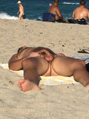 boner nude beach shots - Growing a huge boner @ the beach!