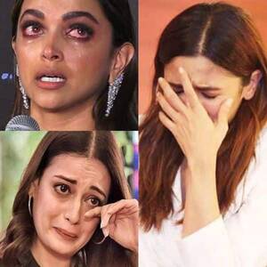 alia bhatt indian actress nude movie - Deepika Padukone, Alia Bhatt, Dia Mirza and more Bollywood actresses who  cried in public for THESE reasons