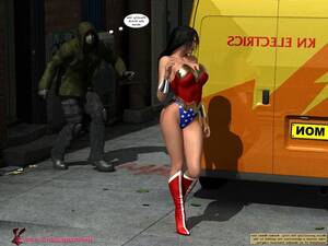 3d Superheroine Comic Porn - MrBunnyArt] wonder woman vs cain, 3D | Porn Comics