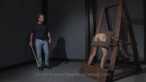 naked caning recruit - Eddie - Caning Singapore Style