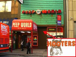 Bolt Bolt Penn - Former Penn Station Porn Shop to Become Hooters - Eater NY