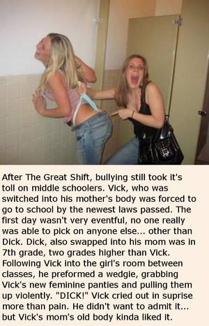 Lesbian School Captions - Middle School Wedgie Shaft