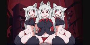 Cerberus Porn - Helltaker Cerberus Animated - Tnaflix.com