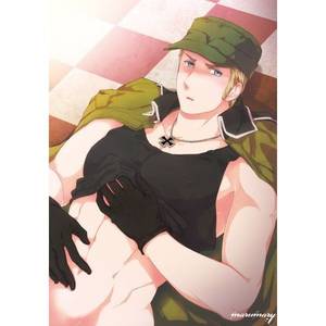Anime German - Souda Kazuichi â¤ liked on Polyvore featuring hetalia, anime and germany