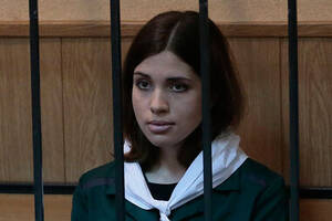 nadia pussy riot orgy - Pussy Riot band members to be freed from Russian jail - CSMonitor.com