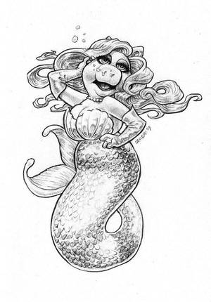 Miss Piggy Sing Porn - Myth Piggy Mermaid by ~PeterSavieri on deviantART