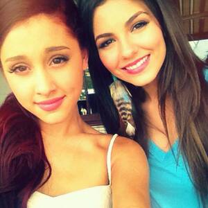 Ariana Grande Justice Sex Tape - Would Victoria Justice Ever Do a Duet With Ariana Grande? Find Out!